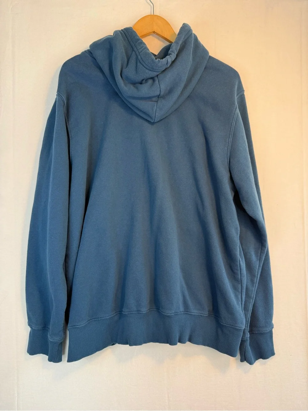 The North Face Slate Blue Pullover Hoodie with Graphic Logo